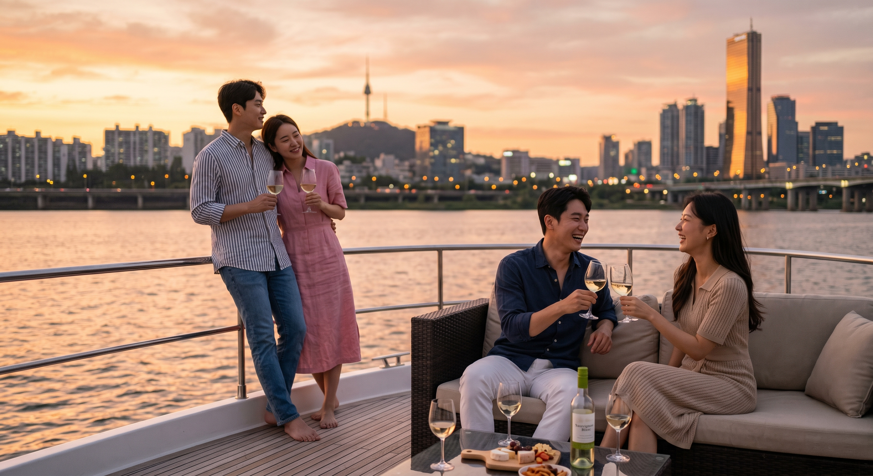 한강 프라이빗 요트 선셋